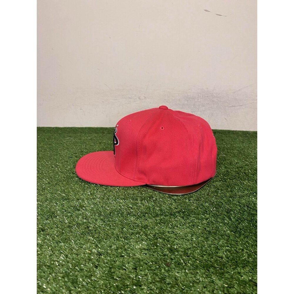 Miami Heat hat cap snap back pink black Mitchell & Ness wool basketball nba mens - Picture 4 of 10
